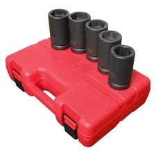 Sunex 5626 5-piece Combination Budd Wheel Impact Socket Set