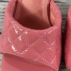 Shoe Land Heels Pumps Mules Shoes size 8.5 Quilted Pink Patent Wedding Church — photo 7