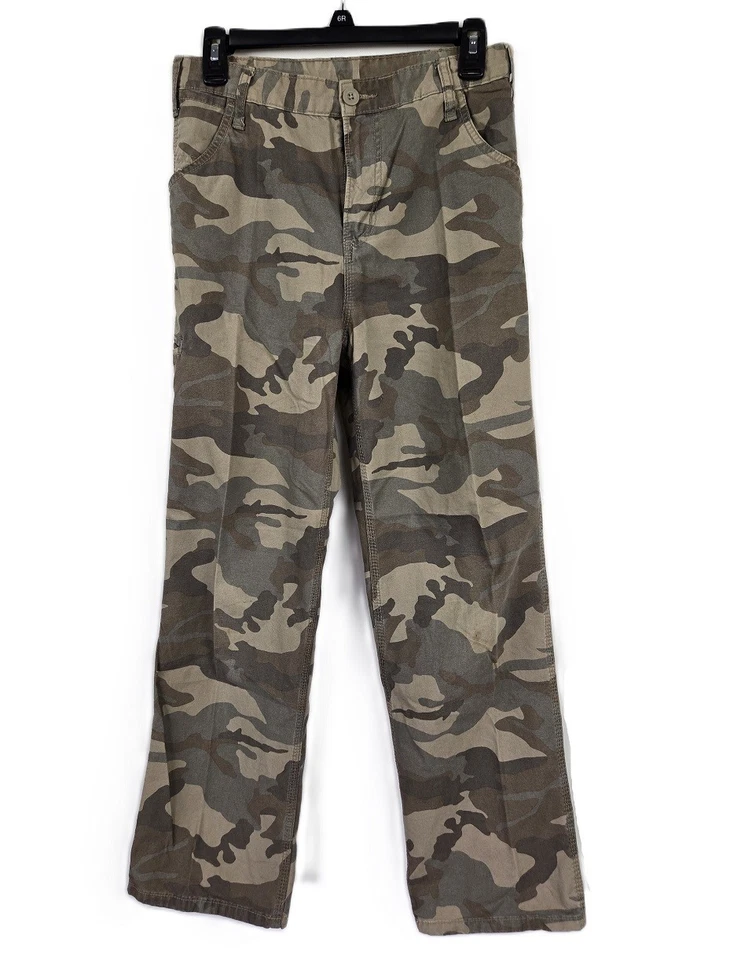 Faded Glory Camo Camouflage Boys Pants Size 14 Youth - Image 2 of 4