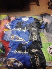 Baltimore Ravens Short And Shirt Outfit Size L