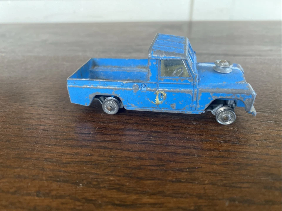 Vintage CORGI TOYS 417 Blue Land Rover 109 WB DieCast Pickup Truck #915 - Image 3 of 4