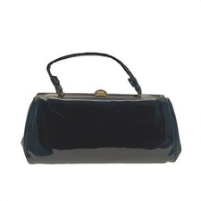 Vintage Black Patent Leather Purse