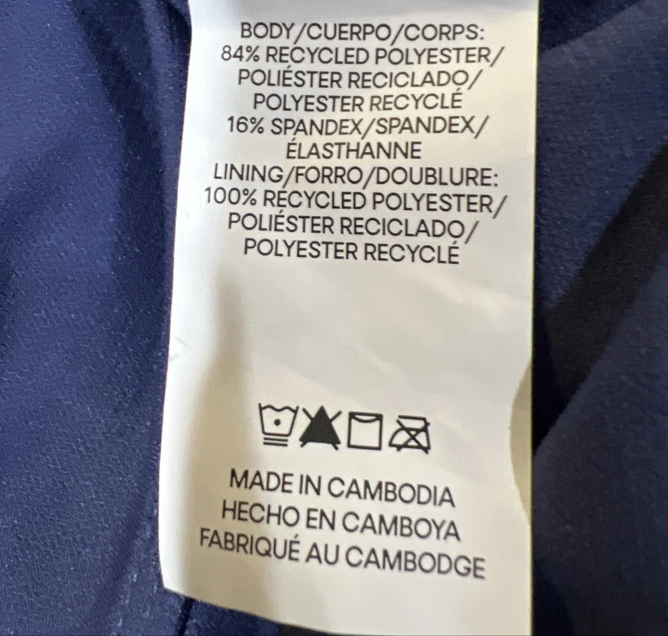 Women's Long Sleeve Zip-Up One Piece Swimsuit  by REEBOK   C6 - Image 4 of 4