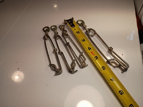 4 Tuna Clips ,Longline Branch Hanger Snap Swivel Speargun Float Line Tuna Clip - Picture 2 of 4