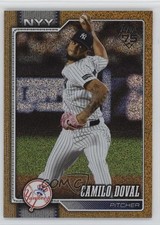 2026 Topps Series 1 Gold Sandglitter 45/50 Camilo Doval #75 06gy