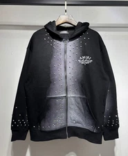 Purples Brands Hoodie Pullover Logo Black Unisex Streetwear Amiri Size M (S-XL)