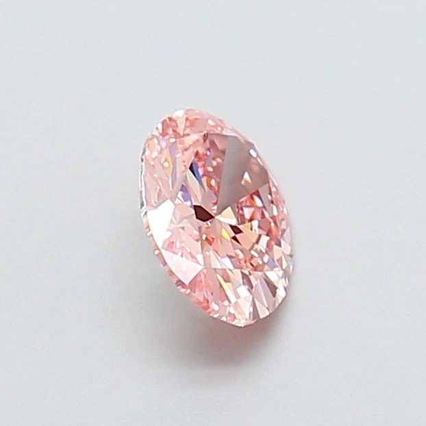 1 Ct Fancy Vivid Pink VS2 Lab Grown Oval Diamond IGI Certified 8.04-5.71*3.39mm - Image 4 of 4