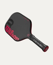 Wilson Blaze Pro 13mm Raw Carbon Fiber Surface Black/Red Pickleball Paddle