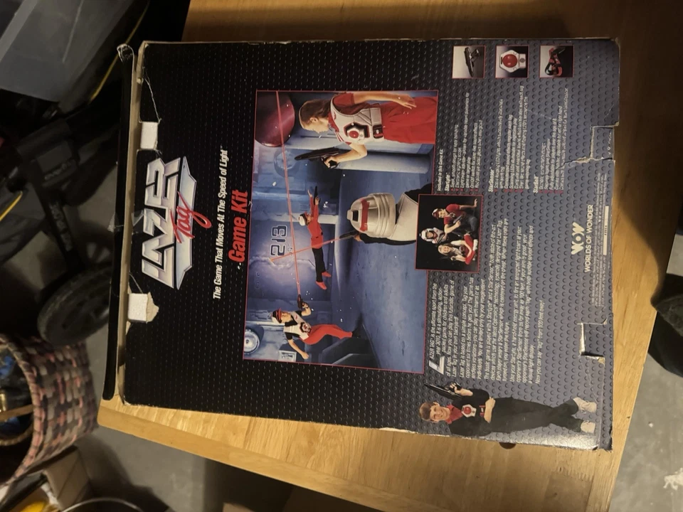 Worlds of Wonder Lazer 1986 kit de etiquetas - paquete de 2 juegos completo en caja con manual Foto 4 de 4