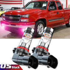 9005/9006 9145 Purple Light LED Fog Light Bulbs For Chevy Silverado 1500 03-2006