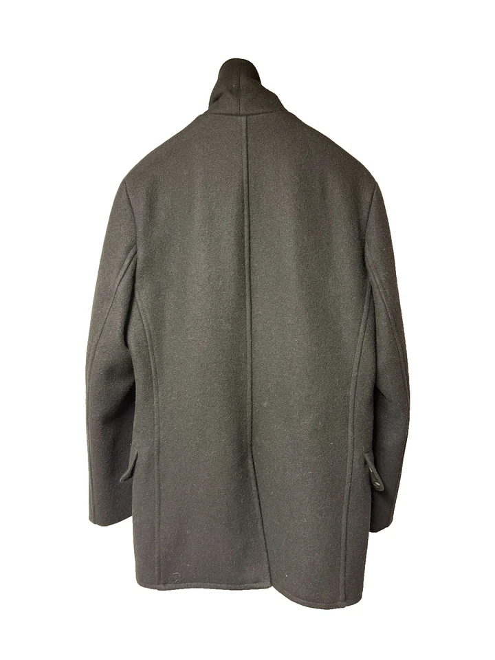 Abrigo Schott Pea - Para Hombre Negro Talla Mediana - Lana - Hecho en Canadá Foto 3 de 4