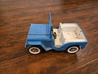 Vtg 1960's Tonka Pressed Steel Toy Blue and White Jeep