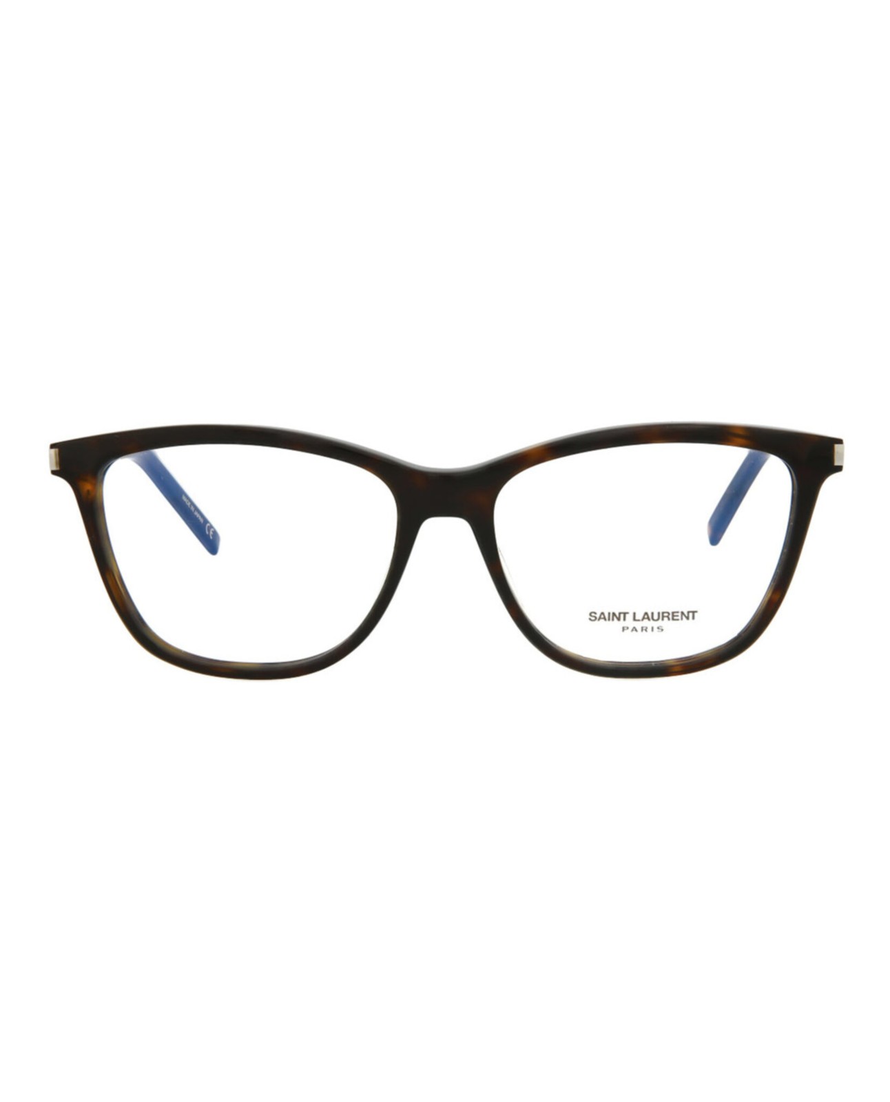 Saint Laurent Donna Quadrato Rettangolo Avana Argento Trasparente Moda