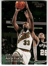 1996-97 Fleer #101 Hersey Hawkins Seattle SuperSonics Basketball Card