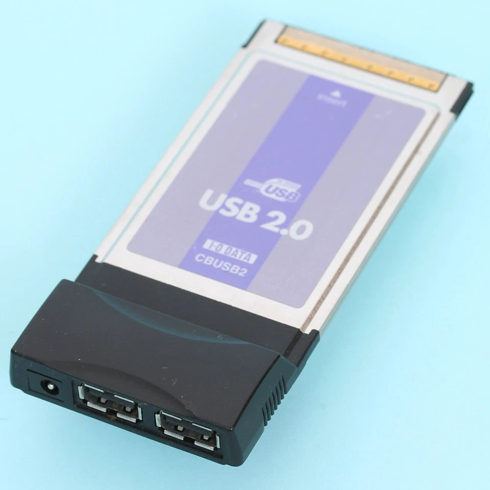 IO Data 2x USB 2.0 CardBus Interface Card For Windows 98SE+ Laptops NEC Chipset - Image 2 of 3