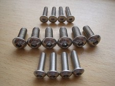 MGF MGTF MG TF le STAINLESS STEEL HOOD TOP LATCH & SUNVISOR BOLTS and screws KIT