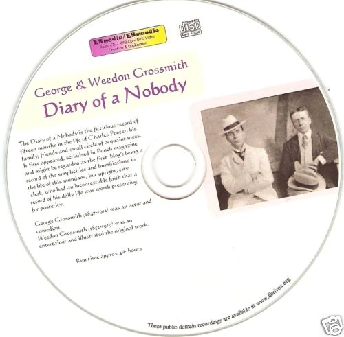 George & Weedon Grossmith - The Diary Of A Nobody - Unabridged Audio Book Mp3 CD