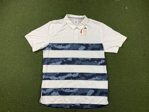puma blue camo golf shirt