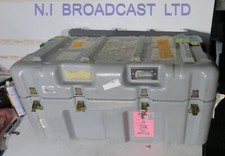 Large plastic padded professional camera case approx 69cm long by 38cm wide us