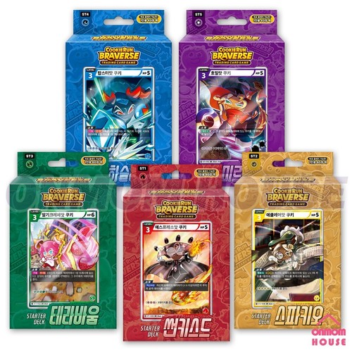Cookie Run Kingdom Card Collection / CookieRun Braverse TCG Starter Deck Booster - Afbeelding 3 van 140