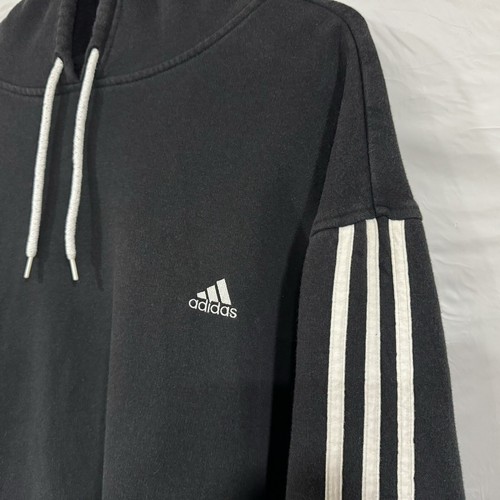 Adidas 3 Stripe Pullover Hoodie Mens Size 2XL Adidas Shell Toe Adidas Superstar - Picture 4 of 5