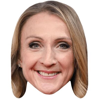 Paula Radcliffe (Long Hair) Big Head. Larger than life mask.
