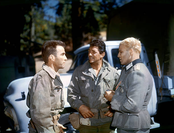 Montgomery Clift Dean Martin Marlon Brando in The Young Lions 1958 MOVIE  PHOTO | eBay UK