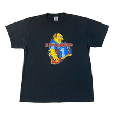RARE! Vtg 2002 The Simpsons Comic Book Guy "I Have Issues" Black T-Shirt Shirt L