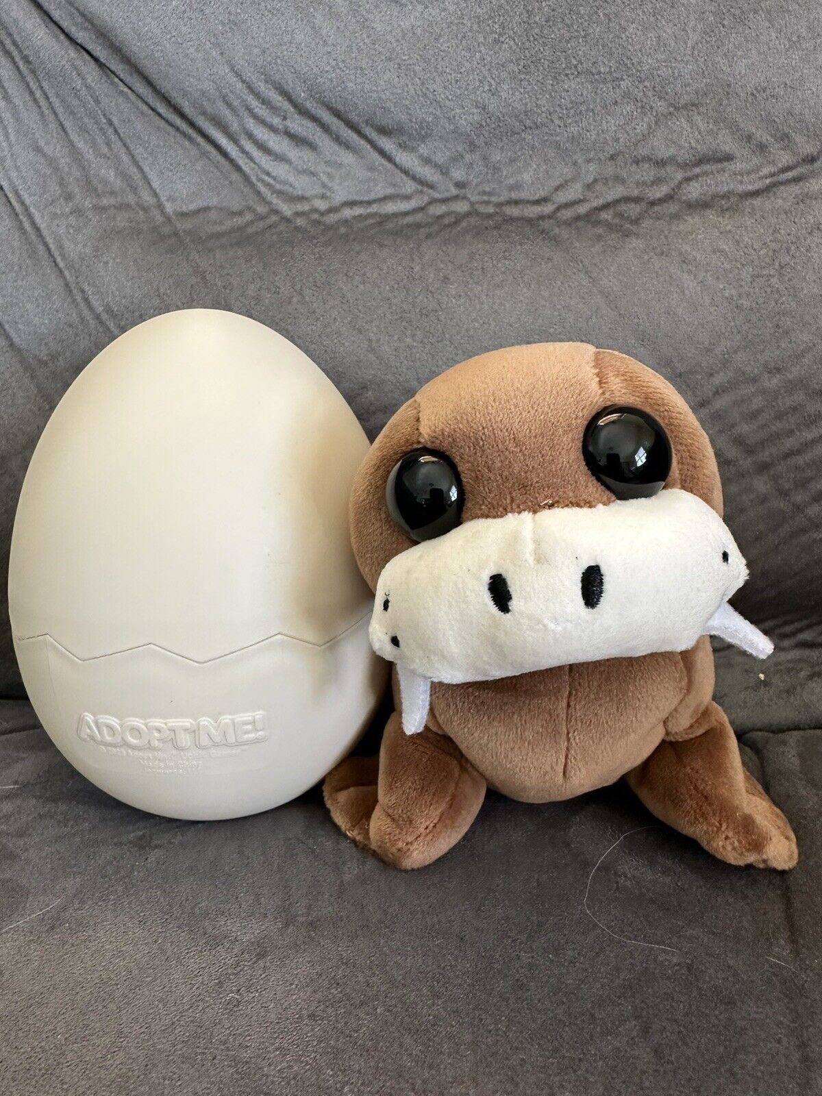 Adopt Me Egg Roblox Surprise Plush Pets Uncommon Rock w/ Item Code b