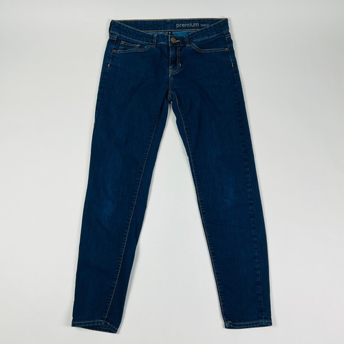 Gap Premium Super Skinny Damen Jeans Größe 8/29 Blau Stretch Dark Wash