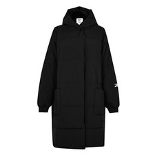 Reebok Womens Studio Padded Long Jacket Outerwear Puffer Coats