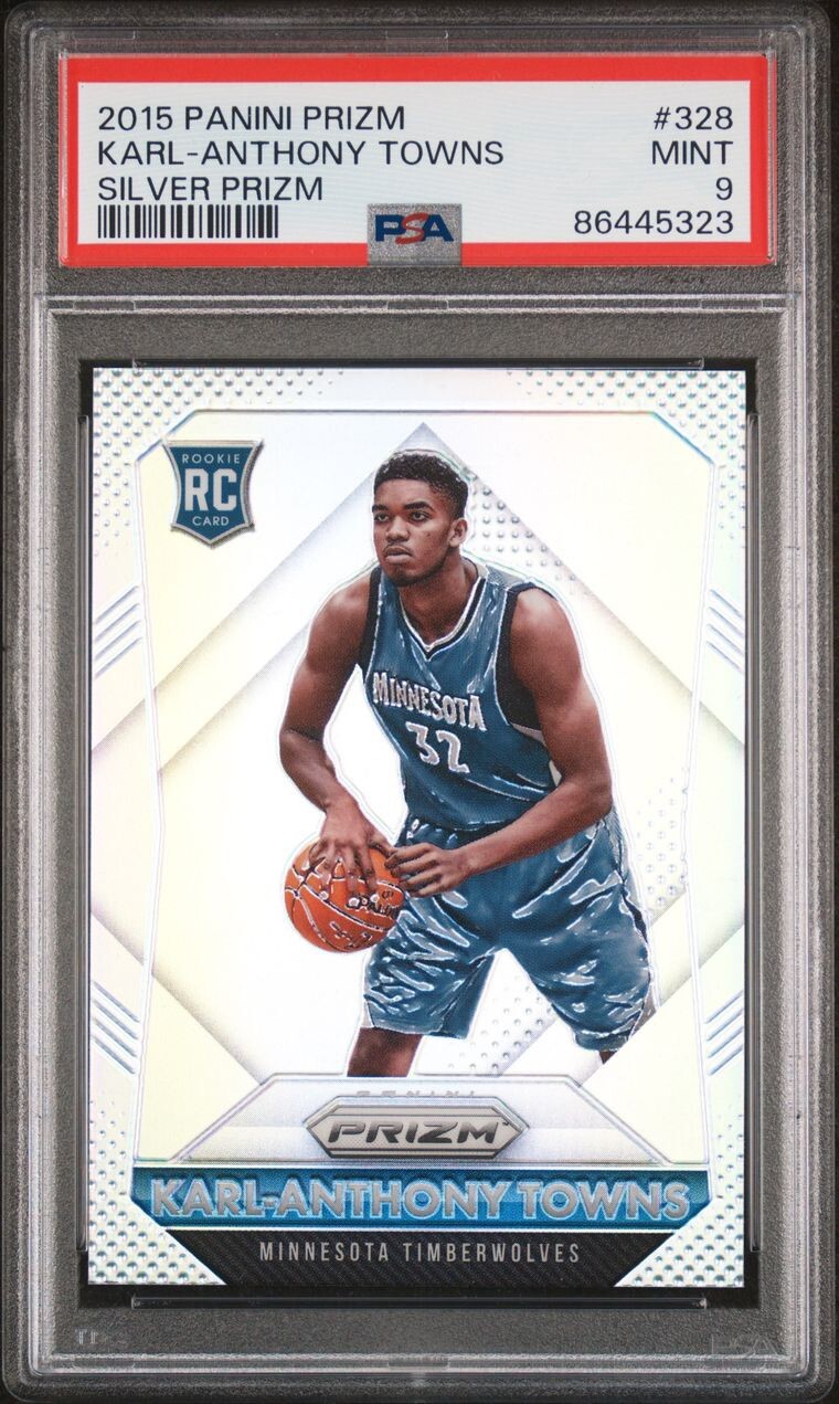 NBA カードKarl-Anthony Towns RC Silver #16