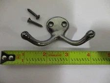 Mintcraft 9453390AN Heavy-Duty Wardrobe Hook POLISHED NICKEL Free Ship After 1st