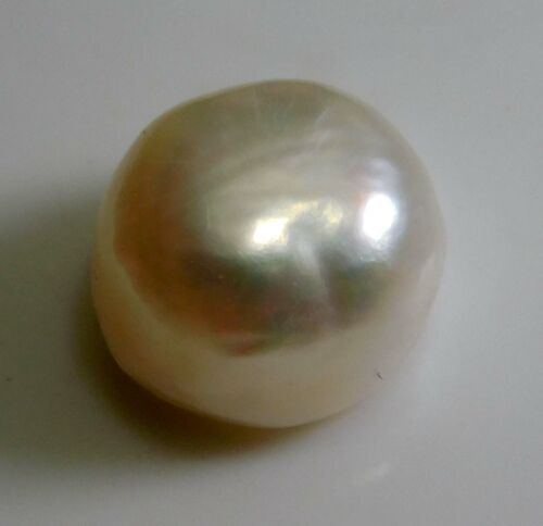 3,60 ct pierre précieuse naturelle australienne perle blanche perle en vrac de 3,60 ct - Photo 1 sur 4