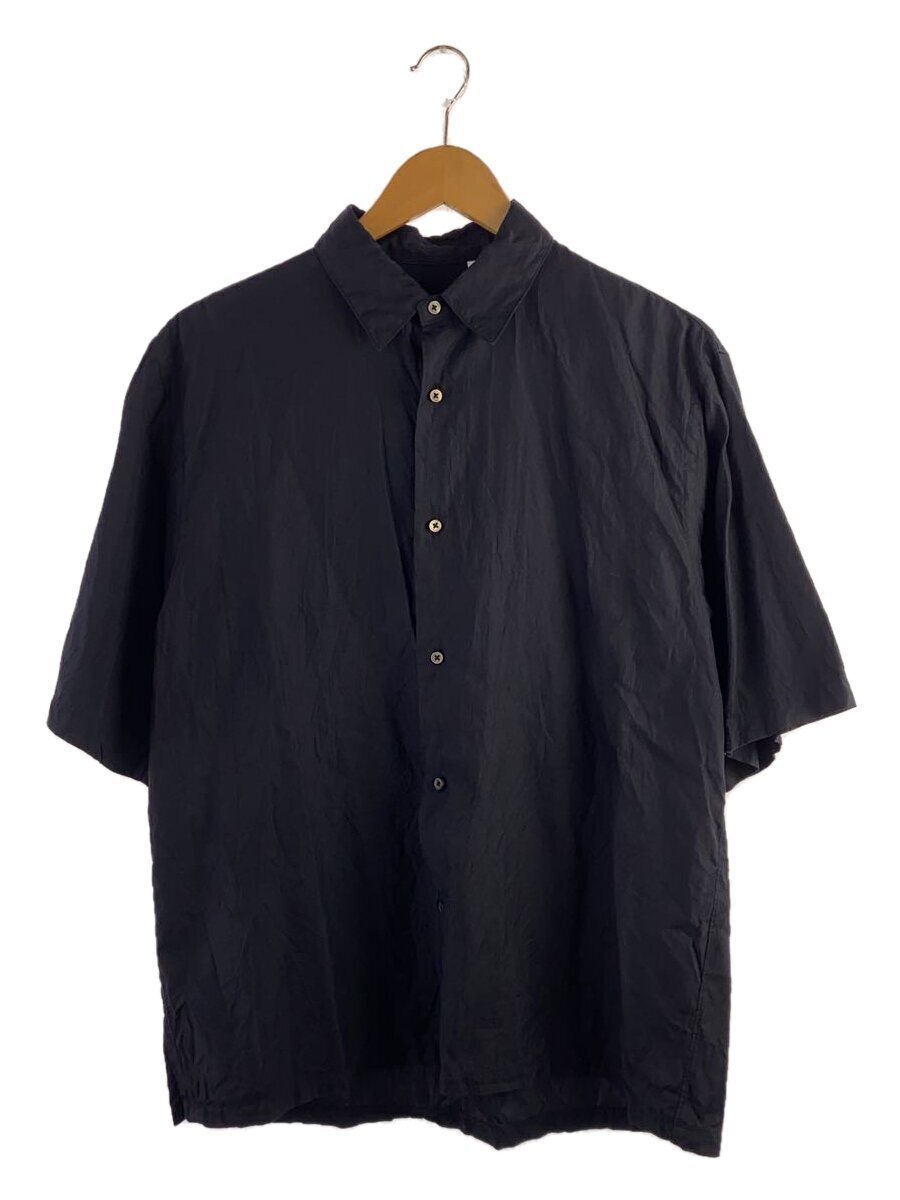 Kaptain Sunshine Short Sleeve Cotton Shirt Navy Plain Size Kaptain Sunshine Short Sleeve Cotton Shirt Navy Plain Size