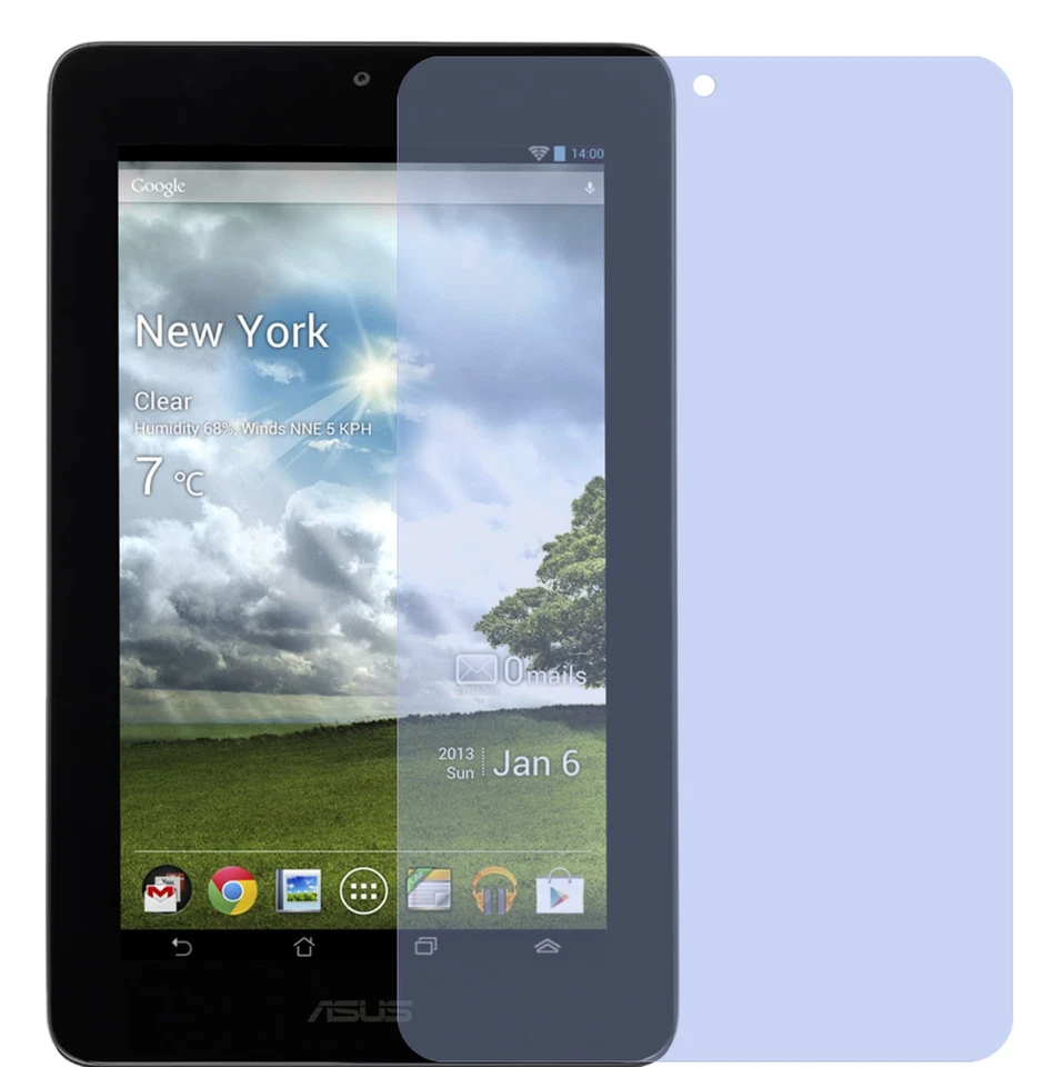 2x Pellicola per Asus MeMo Pad ME172V Prottetiva Transparente Proteggi Schermo - Immagine 2 di 4