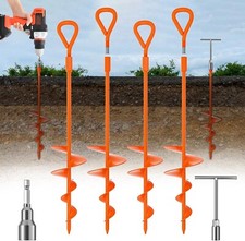 18" Long Ground Anchor, Heavy Duty Earth Anchors 18 inch Ground Anchors Screw