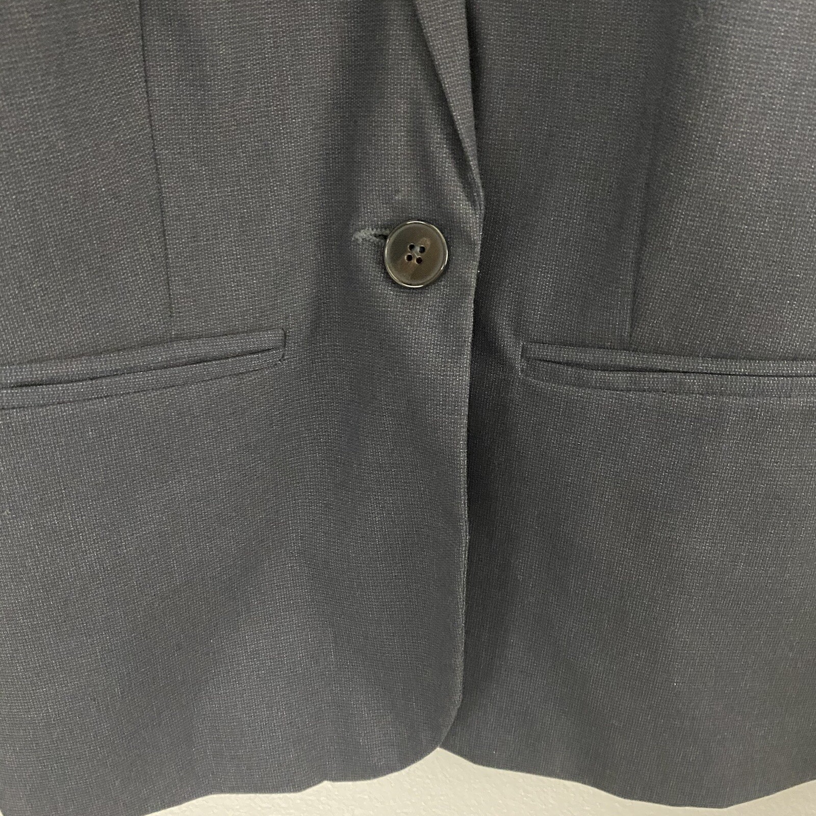 Zara Basic Collection Dark Blue One Button Blazer… - image 5