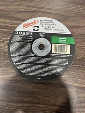 MILWAUKEE 49-94-7055 TYPE 1 CUT-OFF WHEEL DISC 7" x 1/8" x 5/8"