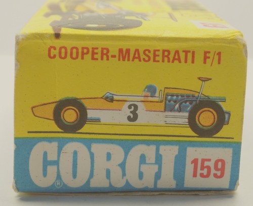 Corgi Toys No.159 Cooper Maserati Formula 1 Racing Car with Steering (1967) - Picture 12 of 20