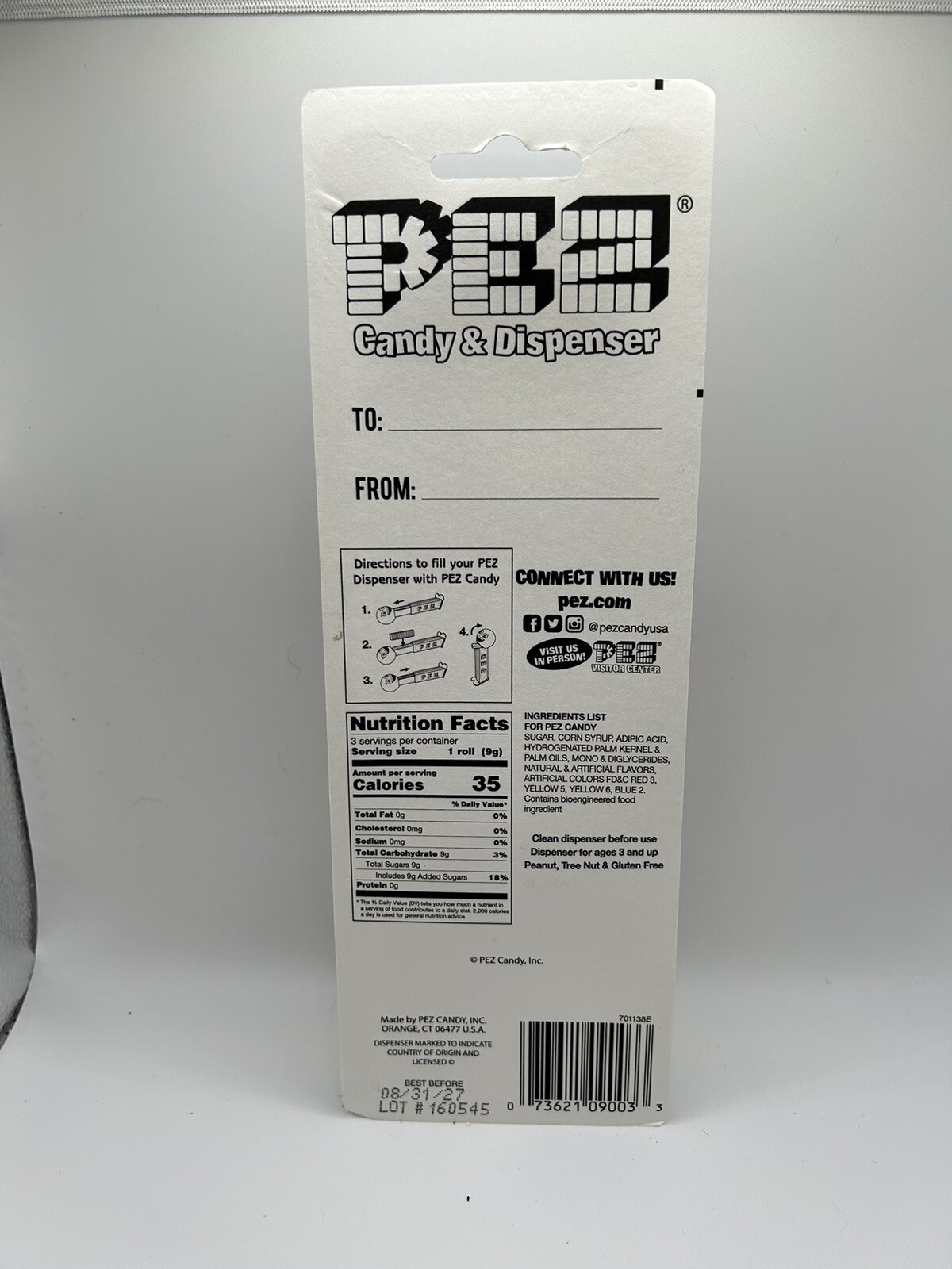 Happy Birthday Cupcake PEZ Dispenser MOC eBay