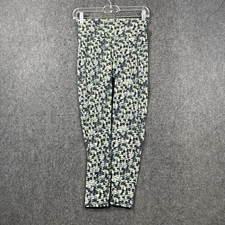 Sweaty Betty Zero Gravity Leggings Women's Extra Small Green Dot Print Cropped