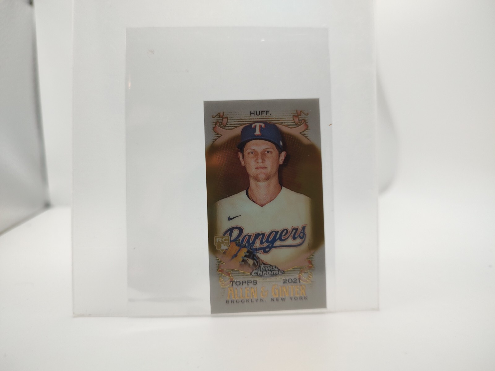 SAM HUFF  MINT ROOKIE GOLD REFRACTOR #71 RC 2021 TOPPS ALLEN & GINTER MINI /50