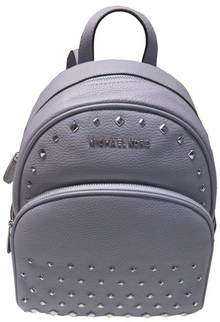 abbey medium studded pebbled leather backpack