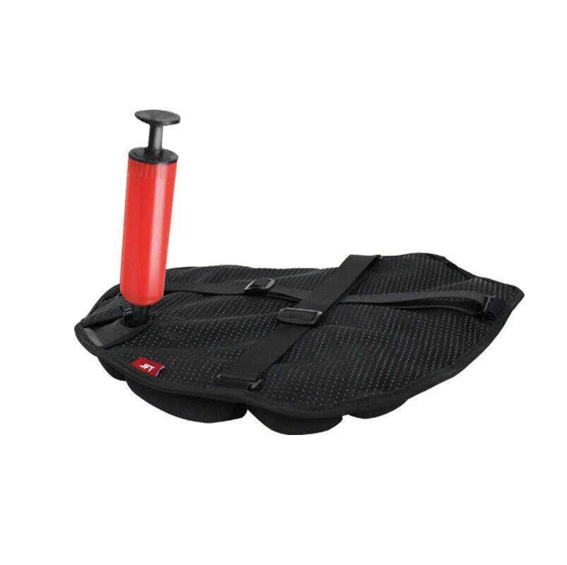 Cojín de asiento de aire de motocicleta alivio de presión cojín de asiento de paseo para crucero touring Foto 4 de 4