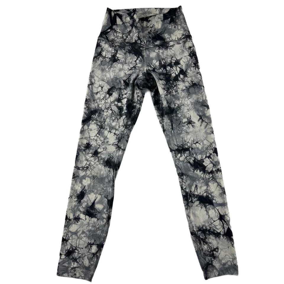 Apretado Lululemon Wunder Under Hi-Rise 7/8 *Doble Shibori Full-On Luxtreme 25" Talla 4 Foto 2 de 4