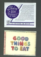 1943 Arm & Hammer, Cow Brand Baking Soda Good things to eat recipes booklet+