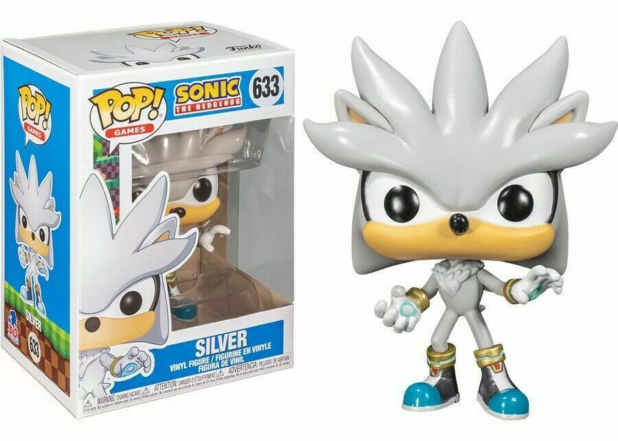 Funko Pop! Games: Sonic the Hedgehog - Silver (#633) | eBay
