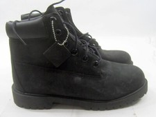 12907 Timberland 6 Inch Premium Boot Black Leather YOUTH SIZE 5.5