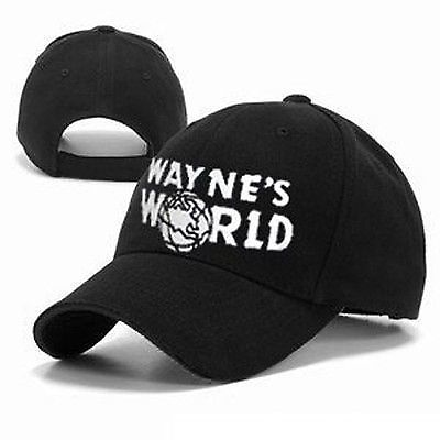 Adult Adjustable Black Baseball Hat Cap 